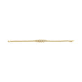 Load image into Gallery viewer, 10K Yellow Gold 1/4 Cttw Round-Cut Diamond Basket Weave Rope Chain Style 7" Bracelet (H-I Color, I1-I2 Clarity)
