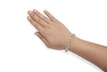 Load image into Gallery viewer, 14K Yellow Gold 8.00 Cttw Champagne Diamond Floral Cluster Halo Link Bracelet (H-I Color, I1-I2 Clarity)
