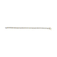 Load image into Gallery viewer, 14k Two-Tone 2.00 Cttw Round-Cut and Baguette-Cut Diamond Bar Link 7" Bracelet (I-J Color, SI2-I1 Clarity)
