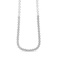 Load image into Gallery viewer, IGI Certified 14K Gold 8.0 Cttw Pave Set Round-Cut Diamond Cluster Graduating Riviera Statement Necklace (H-I Color, I1 Clarity)

