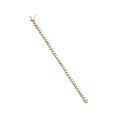 Load image into Gallery viewer, 10K Yellow Gold Plated .925 Sterling Silver 5.00 Cttw Diamond S-Link Bracelet (K-L Color, I2-I3 Clarity) Size 7.25"
