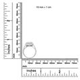 Load image into Gallery viewer, .925 Sterling Silver Diamond Cluster Ring (1 1/2 Cttw, H-I Color, I1-I2 Clarity)
