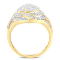 Load image into Gallery viewer, 10K Yellow Gold Diamond Cocktail Ring (1 cttw, I-J Color, I2-I3 Clarity)
