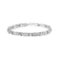 Load image into Gallery viewer, .925 Sterling Silver 1/4 Cttw Round Diamond Link Bracelet - Size 7.50" - (I-J Color, I2-I3 Clarity)
