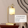 Load image into Gallery viewer, American Designer Retro All Copper Royal Swan Desk Lamps

