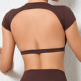 Load image into Gallery viewer, Quick-drying Sports Yoga Jacket Outdoor Running Beauty Back Fitness T-shirt
