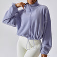 Load image into Gallery viewer, Outdoor Cashmere Sports Coat Women's Autumn Stand Collar Loose
