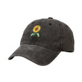 Load image into Gallery viewer, Washed-out Vintage SUNFLOWER Embroidered Peaked Cap Outdoor Travel
