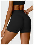 Load image into Gallery viewer, High Waist Yoga Shorts Belly Contracting Peach Hip Lifting Sport Shorts
