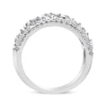 Load image into Gallery viewer, 14K White Gold 1 1/4 Cttw Oval and Round Diamond Openwork Anniversary Ring ( H-I Color, I1-I2 Clarity)
