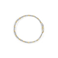 Load image into Gallery viewer, 14k Two-Tone 2.00 Cttw Round-Cut and Baguette-Cut Diamond Bar Link 7" Bracelet (I-J Color, SI2-I1 Clarity)
