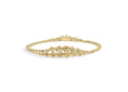Load image into Gallery viewer, 10K Yellow Gold 1/4 Cttw Round-Cut Diamond Basket Weave Rope Chain Style 7" Bracelet (H-I Color, I1-I2 Clarity)
