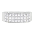 Load image into Gallery viewer, Men's 14k White Gold 2 1/2 ct TDW Diamond Cluster Ring (G-H, VS1-VS2)
