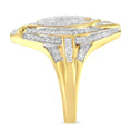 Load image into Gallery viewer, 10K Yellow Gold Diamond Cocktail Ring (1 cttw, I-J Color, I2-I3 Clarity)

