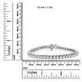 Load image into Gallery viewer, 14K White Gold 5.0 Cttw Diamond" Classic Tennis Bracelet for Women (H-I Color, SI1-SI2 Clarity) - 7" Inches
