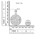 Load image into Gallery viewer, 18K White Gold 1 5/6 Cttw Diamond Cluster Floral Filigree Brooch Pin and 18" Pendant Necklace (G-H Color, I1-I2 Clarity)
