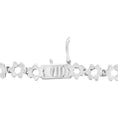 Load image into Gallery viewer, IGI Certified 14K Gold 8.0 Cttw Pave Set Round-Cut Diamond Cluster Graduating Riviera Statement Necklace (H-I Color, I1 Clarity)
